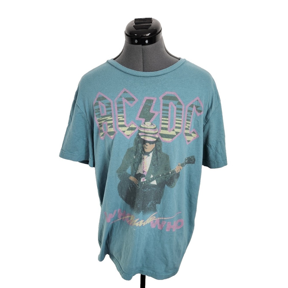 AC/DC Who Made Who North America Tour T Shirt Size M Rock Band Tee